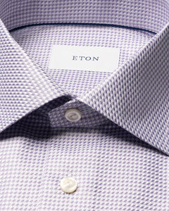 Eton Houndstooth King Twill Shirt