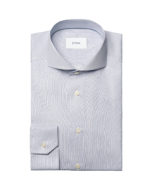 Eton Fine Stripe Signature Twill Shirt