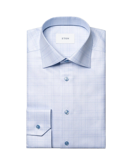 Eton Check King Twill Shirt
