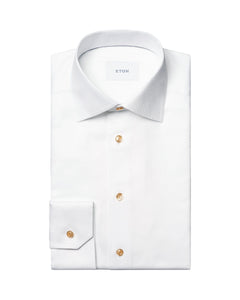 Eton Semi Solid Twill Shirt