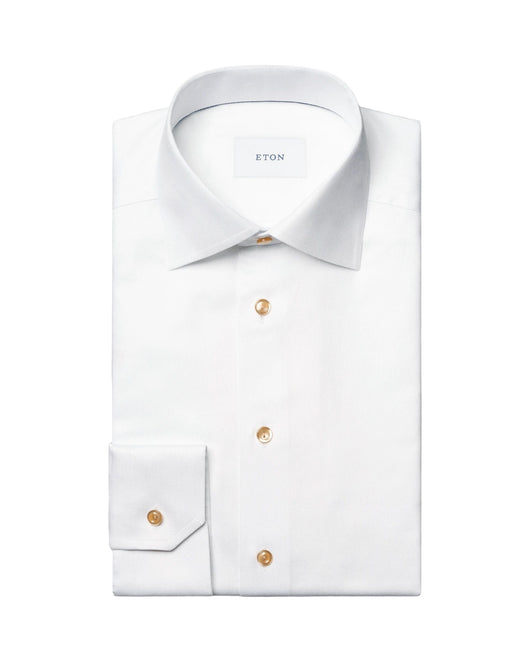 Eton Semi Solid Twill Shirt