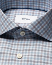 Load image into Gallery viewer, Eton Three Color Check Twill Shirt
