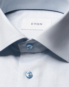 Eton Semi Solid Cotton Tencel Lyocell Shirt