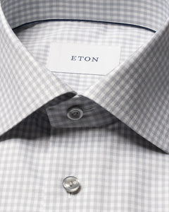Eton Check Cotton Tencel Lyocell Shirt