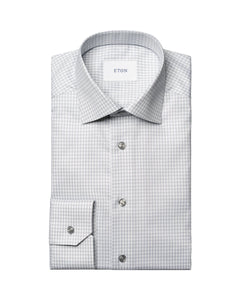 Eton Check Cotton Tencel Lyocell Shirt