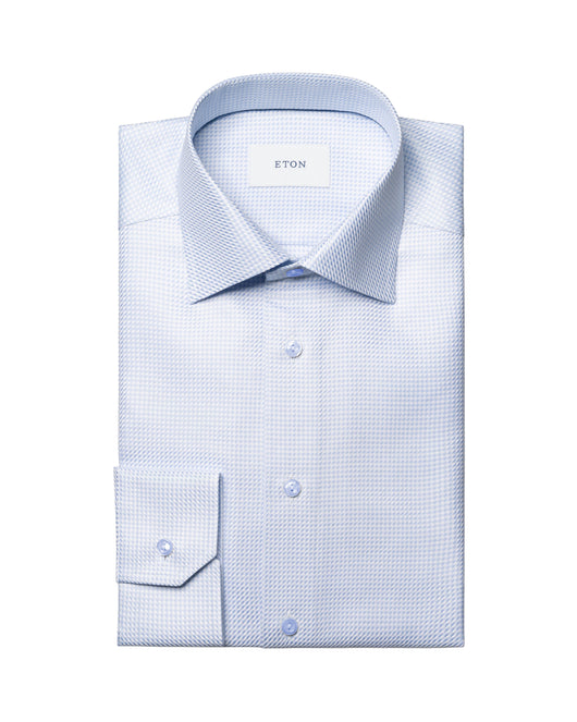 Eton Houndstooth King Twill Shirt