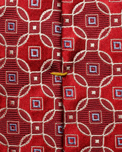 Eton Medallion Woven Silk Tie