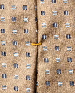 Eton Geometric Woven Silk Tie