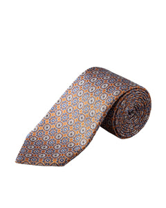 Eton Medallion Woven Silk Tie