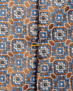 Eton Medallion Woven Silk Tie
