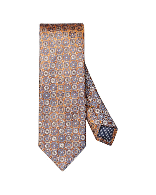 Eton Medallion Woven Silk Tie