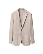 Load image into Gallery viewer, Eton Herringbone Linen Jersey Soft Jacket
