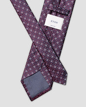 Load image into Gallery viewer, Eton Floral Medallion Woven Silk Tie

