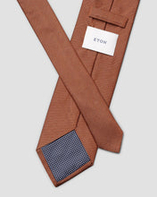 Load image into Gallery viewer, Eton Solid Woven Shantung Silk Tie
