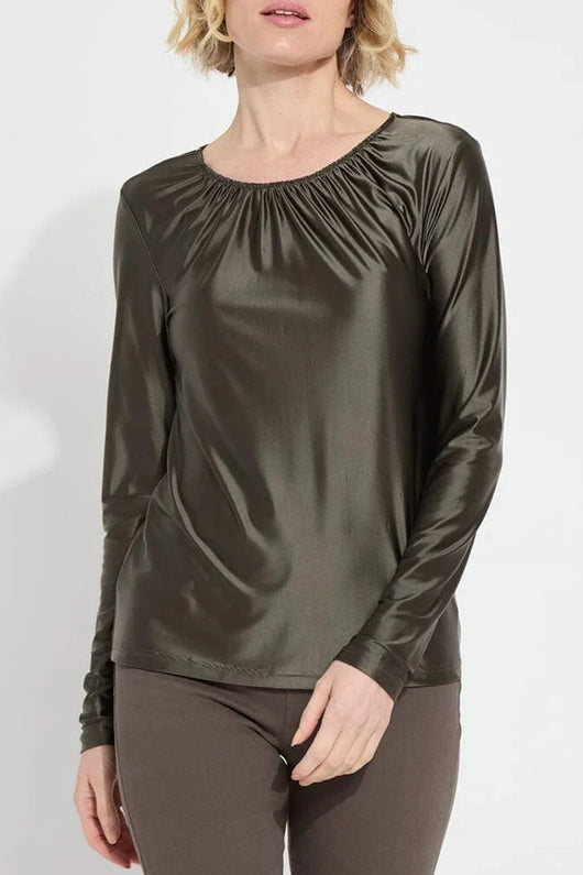 Lysse Larissa Satin Jersey Top