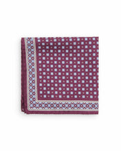 Load image into Gallery viewer, Eton Medallion Floral Silk Twill Pocket Square
