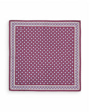 Load image into Gallery viewer, Eton Medallion Floral Silk Twill Pocket Square
