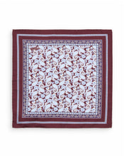 Load image into Gallery viewer, Eton Paisley Silk Twill Pocket Square
