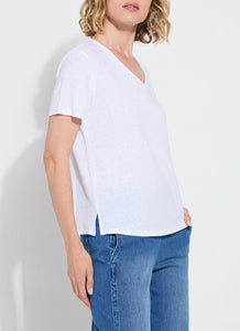Lysse Cyrus Box Cut V Neck Tee