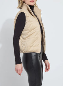 Lysse Petra Reversible Puffer Sweater Vest