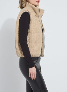 Lysse Petra Reversible Puffer Sweater Vest