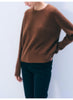 White & Warren Cashmere Waffle Sweatshirt