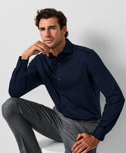 Load image into Gallery viewer, David Donahue Cotton Knit Solid Sport Shirt
