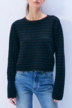 Load image into Gallery viewer, White &amp; Warren Cashmere Striped Sweater
