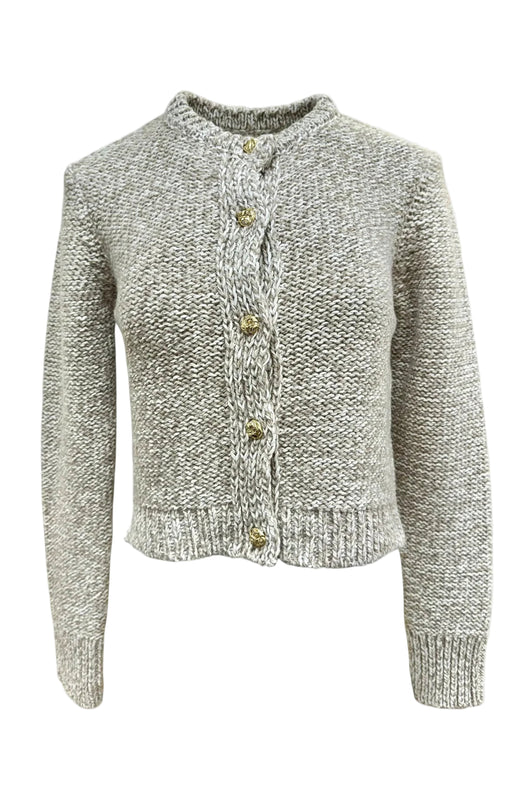 White & Warren Recycled Marl Cardigan