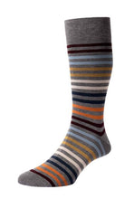 Load image into Gallery viewer, Pantherella Kilburn Stripe Sock
