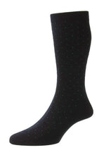 Load image into Gallery viewer, Pantherella Gadsbury Dot Sock
