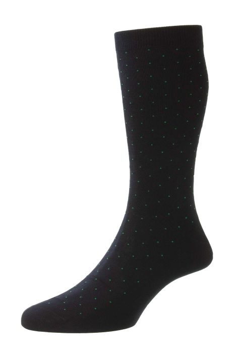 Pantherella Gadsbury Dot Sock