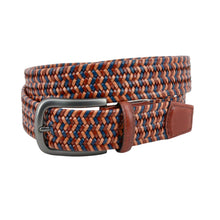 Load image into Gallery viewer, Torino Italian Stretch Braided Leather Belt
