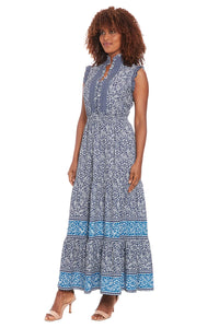 Maggy London Floral Print Maxi Dress