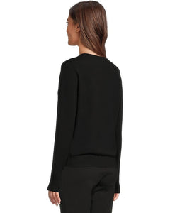 Elliott Lauren Pop Top V Neck Sweater