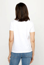 Load image into Gallery viewer, Elliott Lauren Upper Deck Asymmetrical Button Detail Tee
