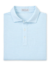 Load image into Gallery viewer, Peter Millar Crown Comfort Cotton SS Polo Range Stripe
