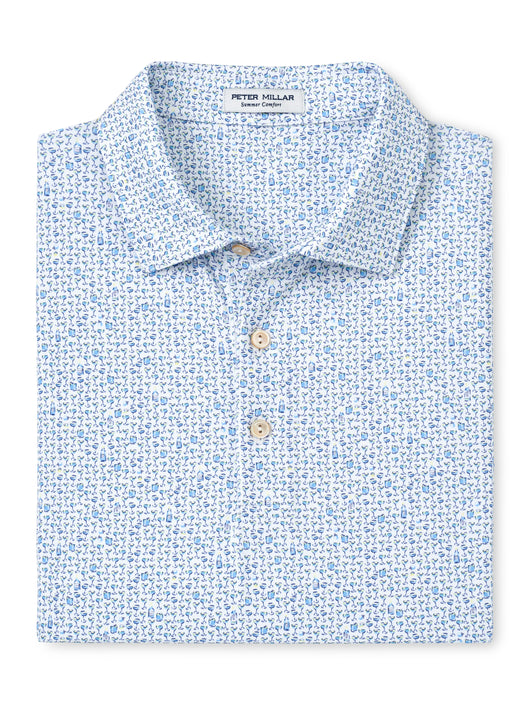 Peter Millar Whiskey Sour Performance Jersey Polo