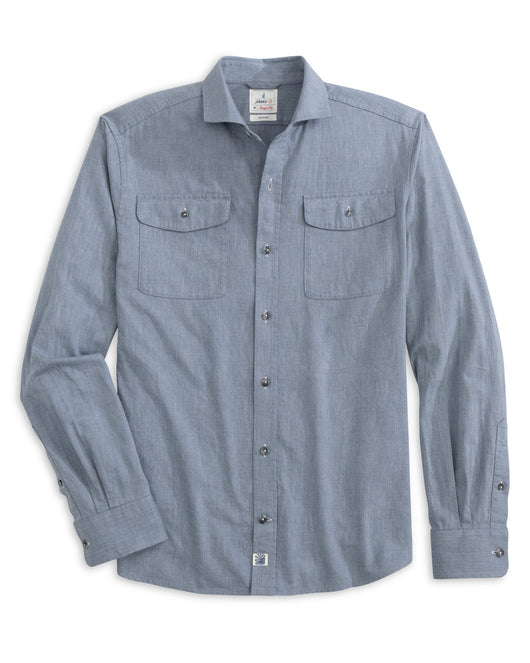 Johnnie-O Alpond Chambray Sport Shirt