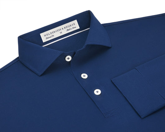 Holderness & Bourne The Abbot Long Sleeve Polo Shirt