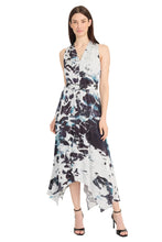 Load image into Gallery viewer, Maggy London Handkerchief Hem Printed Dress
