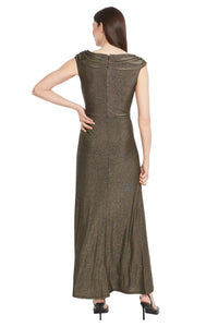 Maggy London Cowl Neck Gown
