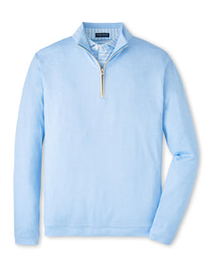Peter Millar Albatross Cotton-Blend Pique Quarter-Zip