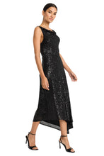 Load image into Gallery viewer, Maggy London Asymmetrical Sequin Dress
