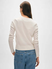 Load image into Gallery viewer, White + Warren Cashmere Shrunken Classic Crew
