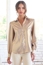 Load image into Gallery viewer, Finley Matte Gold Collette Shirt
