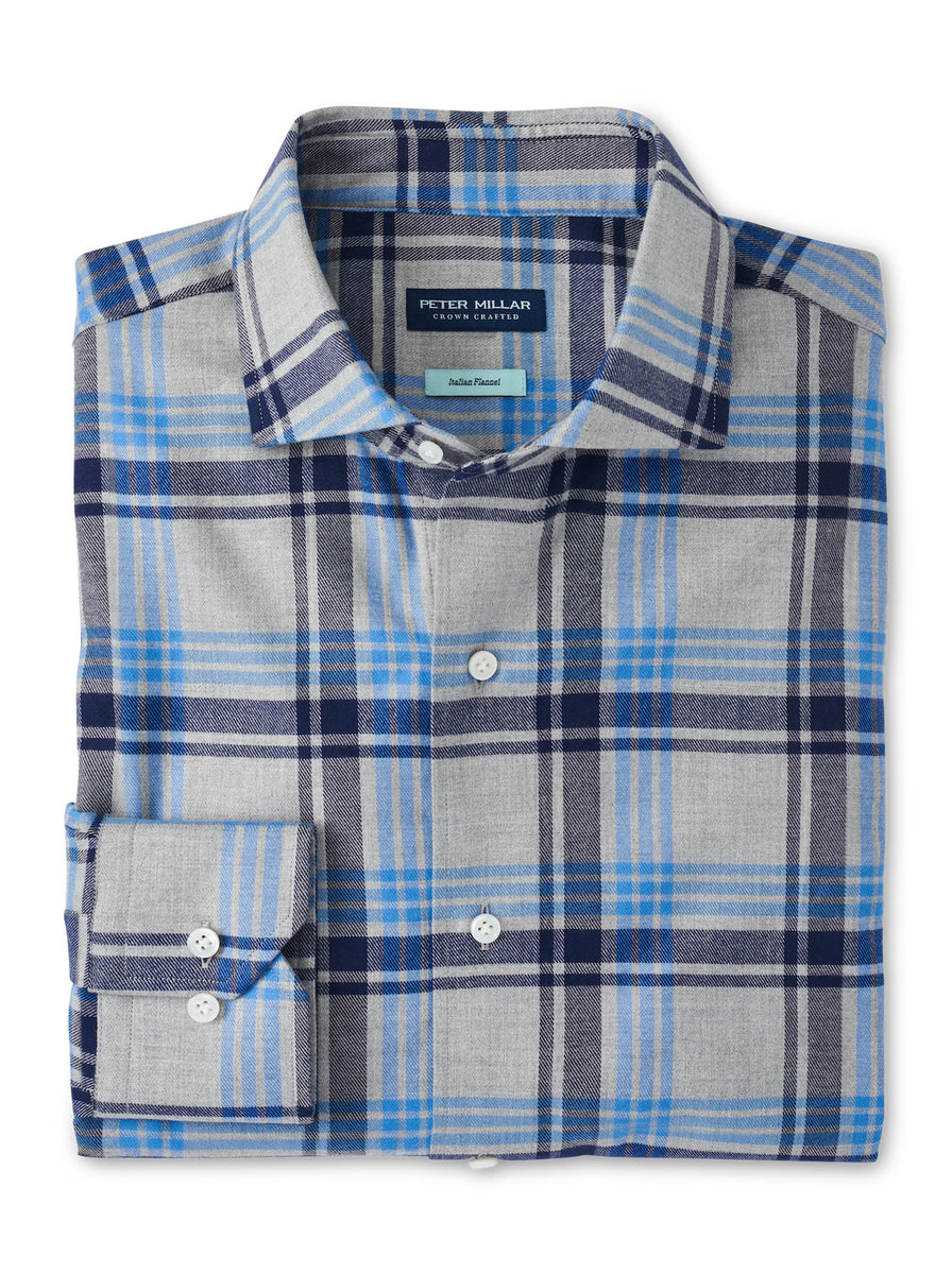 Peter Millar Coulter Italian Flannel Sport Shirt – Yacoubian Tailors