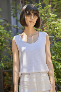 Lysse Fiona Open Knit Sweater Tank