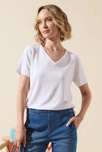 Load image into Gallery viewer, Lysse Cyrus Box Cut V Neck Tee

