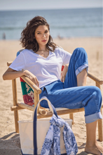 Load image into Gallery viewer, Lysse Cyrus Box Cut V Neck Tee
